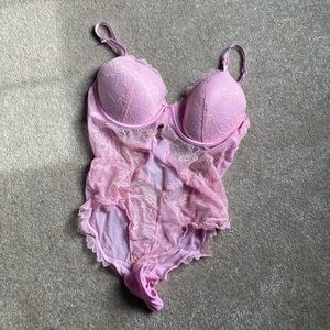 La Vie En Rose pink teddy